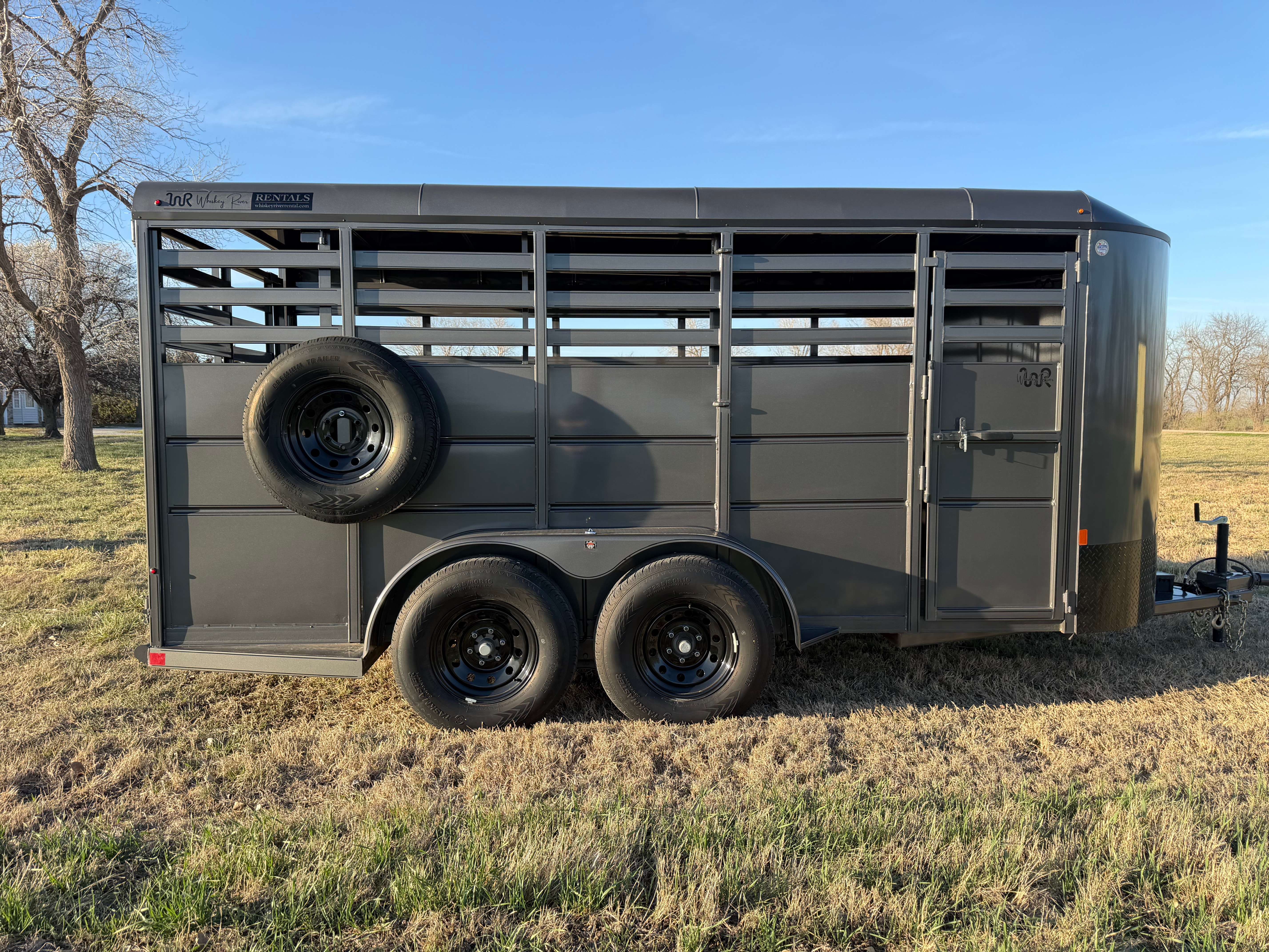 16' Delta Stock Trailer view 1