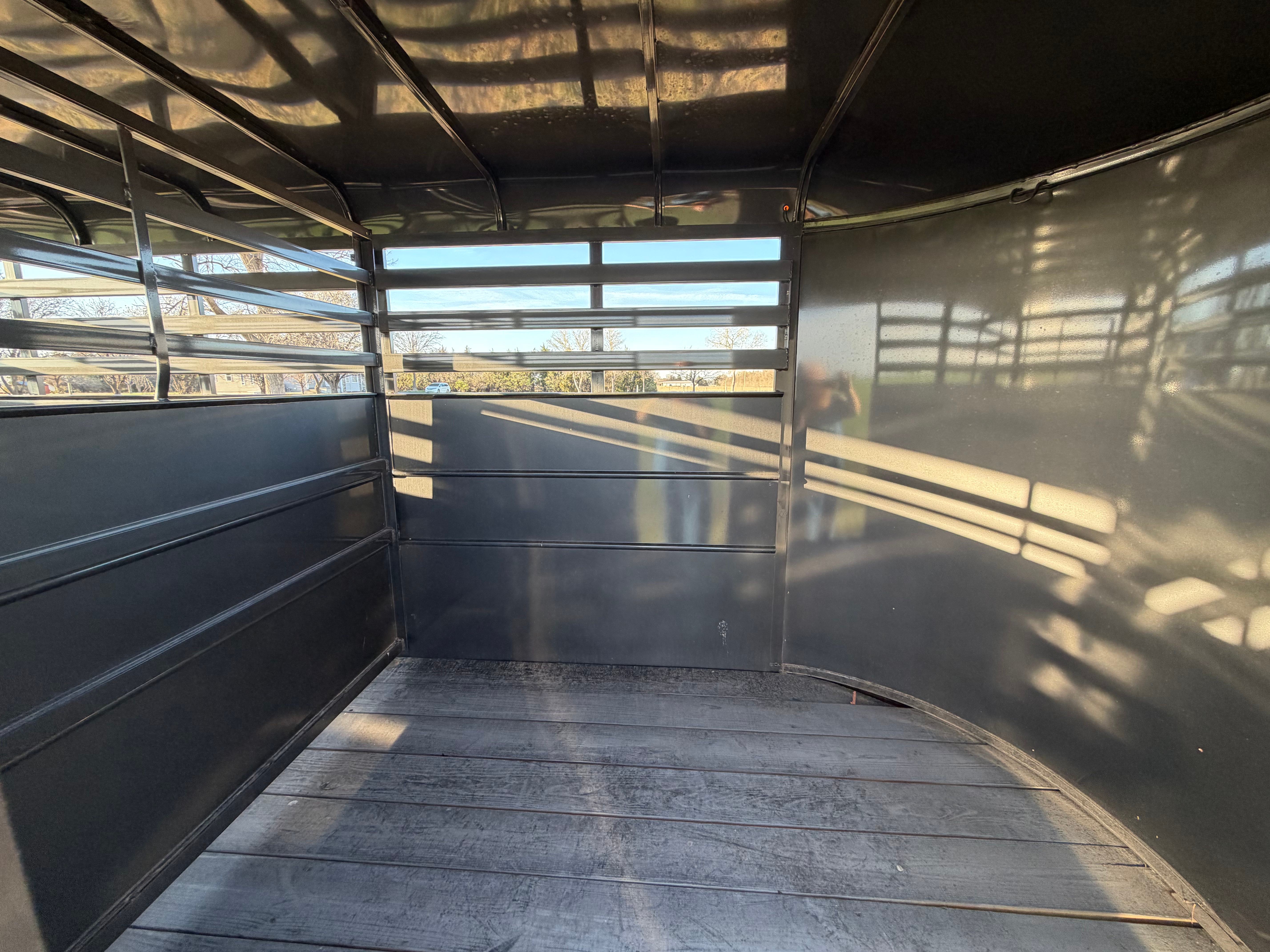 16' Delta Stock Trailer view 2