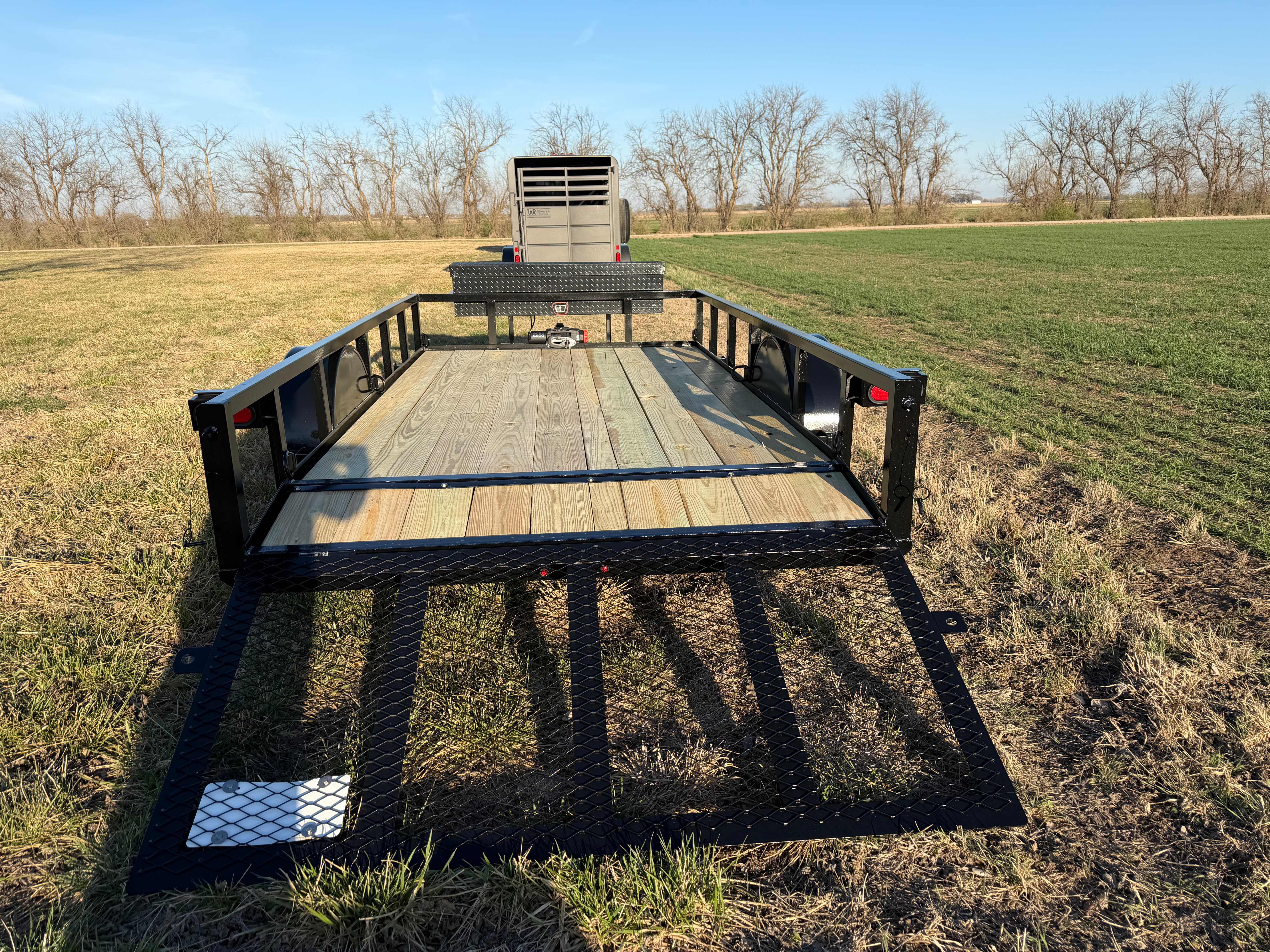 6 x 12 Utility Trailer w/Winch view 4